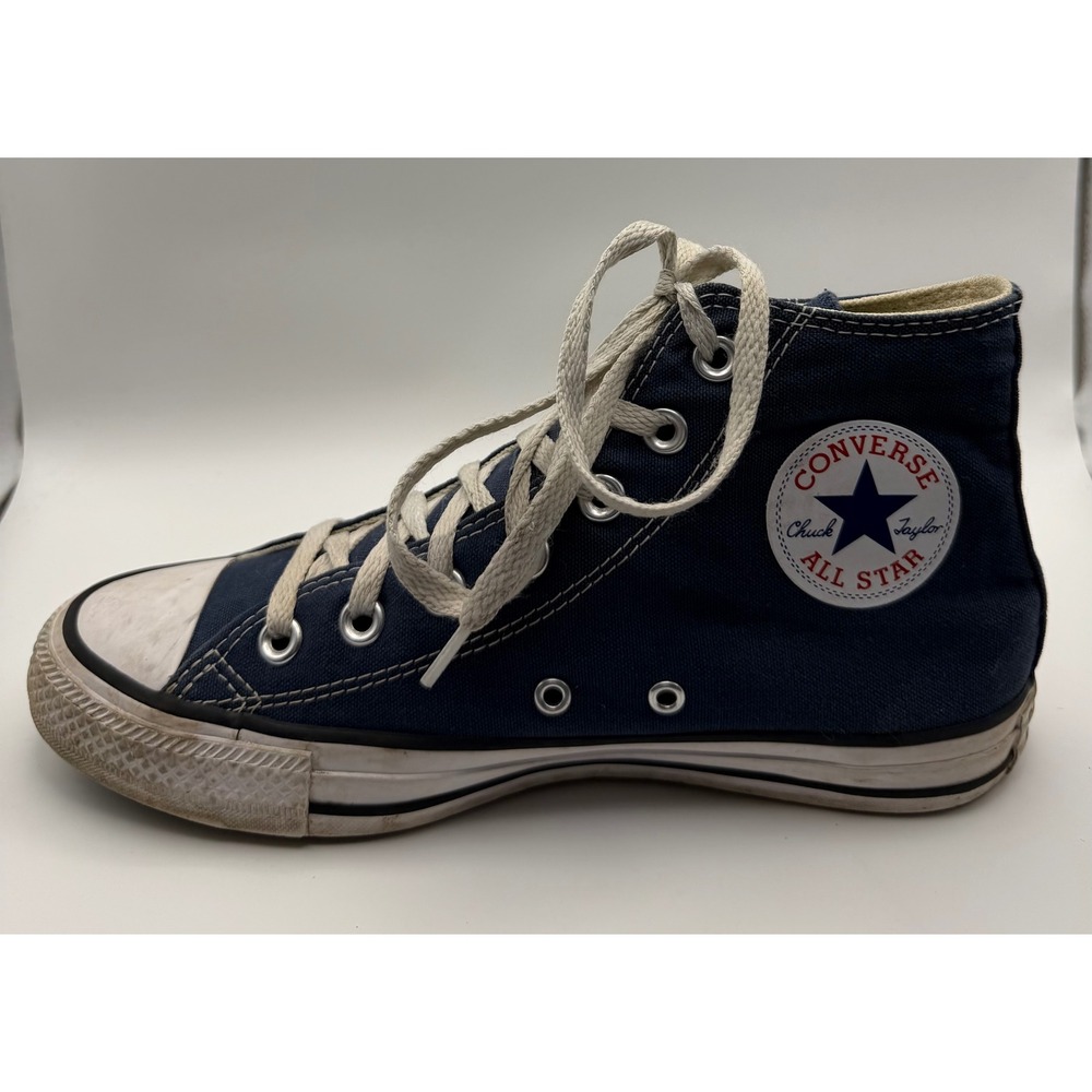 Converse All Star High Top Unisex Mens 5.5 Womens 7.5 Navy Blue Good M9622